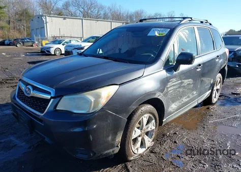 2015 Subaru Forester 2.5I Premium из США, поврежденный, VIN JF2SJADC3FH504960